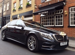 Mercedes wedding car hire in London